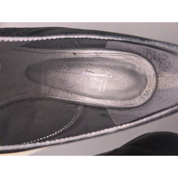 Shoes of Prey Preppy Academia Professional Business Houndstooth Peephole Loafers - Picture 6 of 6